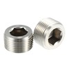 MACHSWON 2 Pcs 3/4" NPT Stainless Steel Internal Hex Countersunk