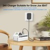 24V Charger for Snow Joe & Sun Joe 24V IBAT24