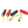 LOYELEY 8pcs 2mm Pin Type Audio Banana Plug Screw in