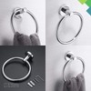 Stainless Steel Towel Holder, Bathroom Towel Ring, Wall Mount Hanging
