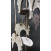 Angel Wing Wind Chimes Hall Pottery Ceramic