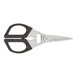 Miyabi Kitchen Shears, Precisely Sharpened Stainless Steel Blades, Long Lasting Sharpness, Smooth Cutting Accuracy, Handles Designed for Comfort, Screw Cap and Bottle Cap Opener, Made in Japan