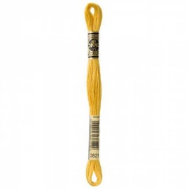 DMC Embroidery Floss Color Straw #3821