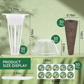 121pcs Hydroponic Pods Kit Seed Pods Kit for Aerogarden Grow Anything Kit ❤️