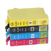 4Pcs Ink Cartridges Compatible Refill Replacement 4 Colors BK C