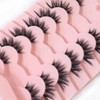 SY SHUYING Faux Mink Eyelashes 15mm with Clear Band, Fluffy