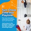 Taylor Toy Over the Door Hanging Laundry Hamper – Basketball
