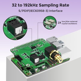 InnoMaker Digi One Hat for The Entire Raspberry Pi Serie, S/PDIF Digital HiFi Audio Card