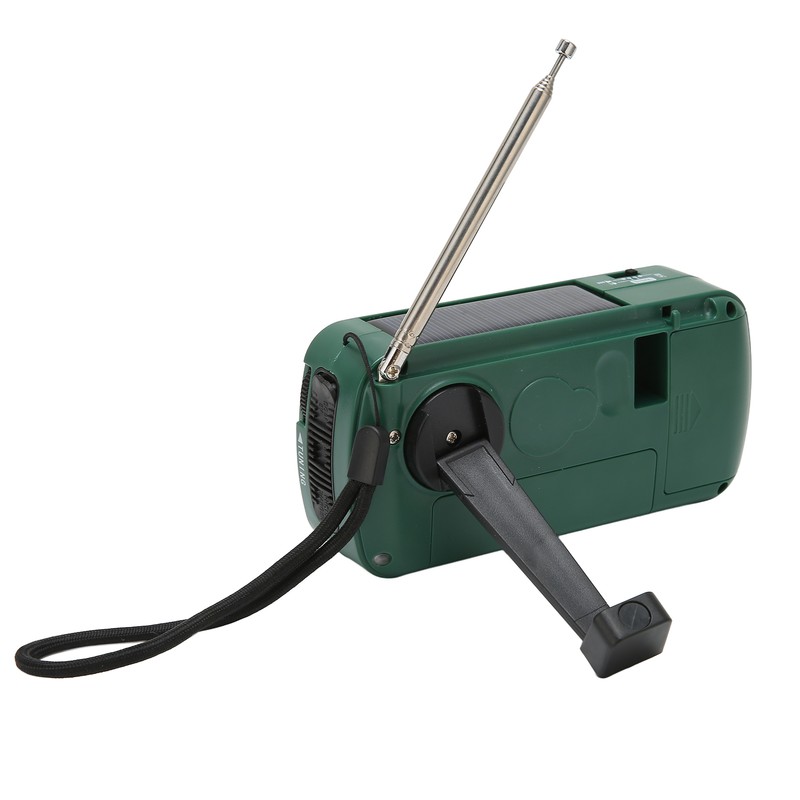 Hand Crank Solar Radio AM FM SW1 SW2 Camping LED