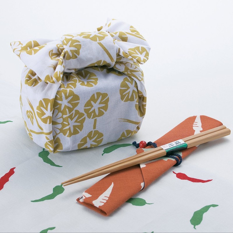 PRAIRIE DOG Wafuka Tenugui Hand Towel, Large Morning Glory