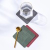Anevous Set of 12 Square Coasters, 10 x 10 cm,