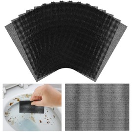 Skyley 24 Pack Flexible Scrubbing Screen Cleaning Mesh for Household 5.5 x 4 Inch Cleaner Toilet Hard Water Ring Remover Scouring Pad Abrasive Grit Cleaning Screen for Remove Carbon, Rust and Scale