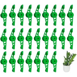 ZYEKIU Pack of 30 Plant Benders, Low Stress Training Clips, 360° Adjustable Plant Clips, Plant Growth Bender for Bending Plant Stems and Changing the Growth Direction (Green)