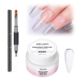 Gel Extension Nail Kit - 30ML Clear Builder Gel - Base Strengthening Non-stick Nail gel Builder - nail Etension Kit for Nails Strengthen Salon Manicure