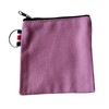 NUTFORD Canvas Coin Purse Pouch Bag Plain Colour Multiple Choices