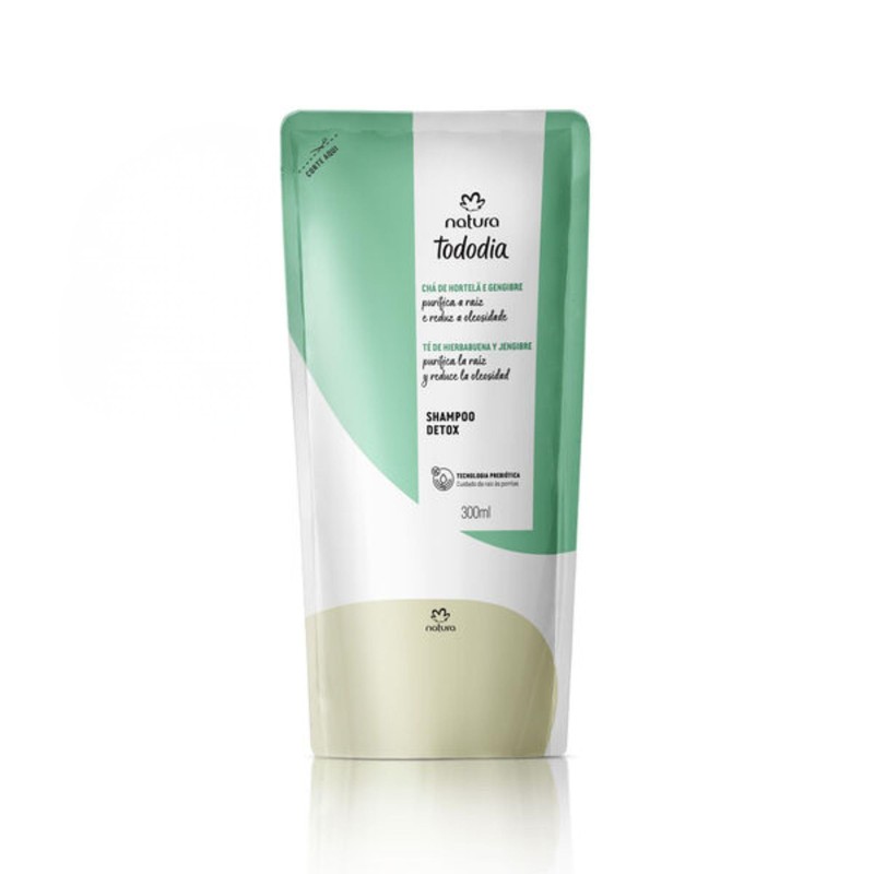 Shampoo Detox Natura Tododia Te de Hierbabuena y Genjibre Refill