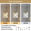 KJLARS Modern Crystal Pendant Light for Kitchen Island Height Adjustable