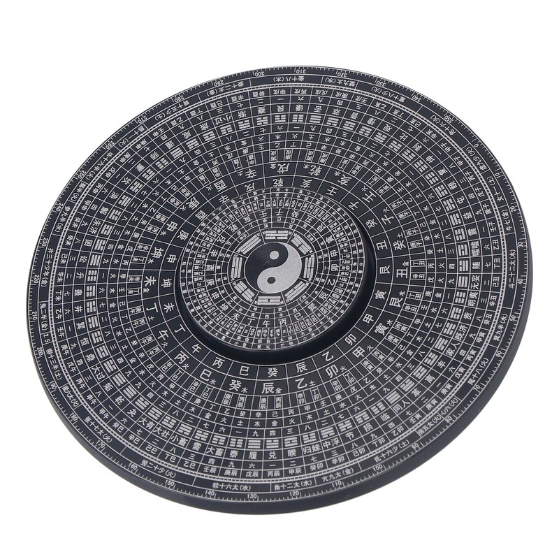 Metal Fingertip Rotation Toy Tai Ji Eight Trigram Compass Design