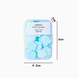 600 Sheets Portable Travel Soap Sheets, Dissolvable Soap Paper Sheets for Travel Outdoor Camping, Disposable Soap Paper Flakes