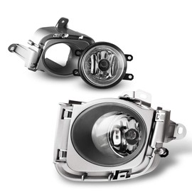 AUTOWIKI Fog Lights For 2010-2011 Toyota Prius 2PCS OEM Replacement Set with Switch and Wiring Kit (OE Style Clear Lens w/Bulbs)