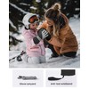 Caracaleap Snow Gloves for Kids 7-9 Kids Snow Ski Gloves