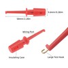 DIANN 30pcs Test Hooks Clips Single Hook Clip Colorful Spring