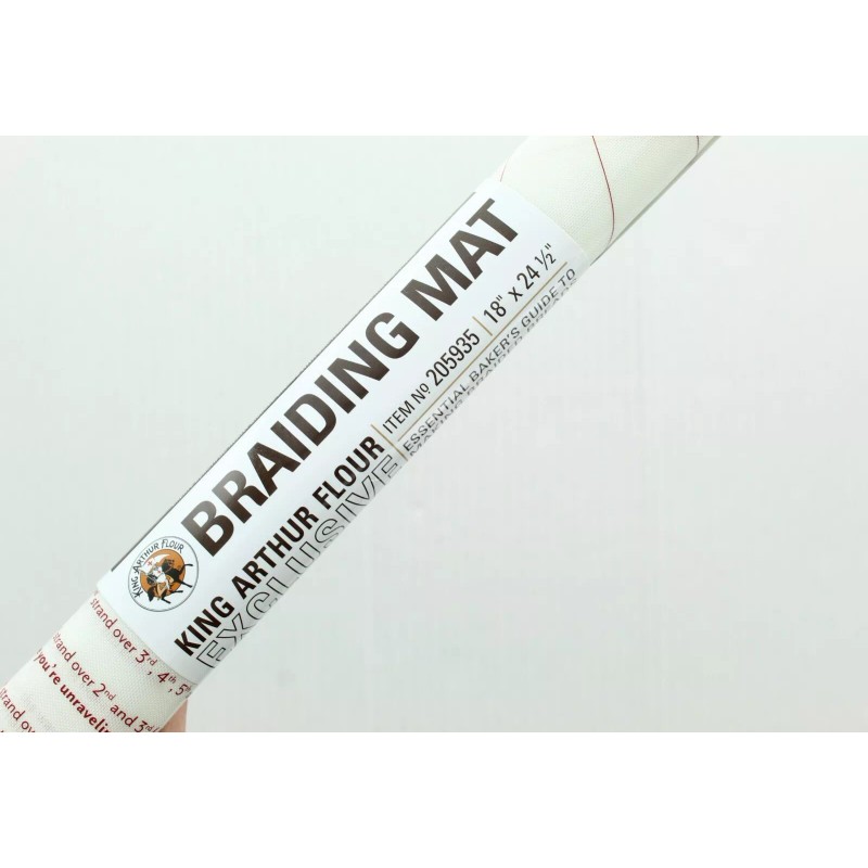 King Arthur Bread Braiding Mat, 18" X 24.5", bakers Guide,