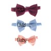My Lello Baby Gabardine Adjustable Pre-Tied Bow Tie - Peach
