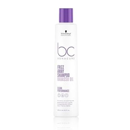 BC Bonacure BONACURE - Frizz Away Shampoo Aceite de Babasú 250 ml, Champú Antiescrespamiento, Limpia el Cabello, Suaviza Superficie Capilar, Mejora Manejabilidad, Aporta un Brillo Intenso, Controla Encrespamiento