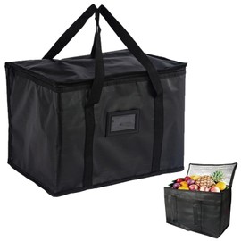 Food Delivery Bag, 10L Delivery Bag Thermal Bags for Hot Food Delivery, Large Insulated Food Delivery Bag, Warm & Cooler Bags for Food for Hot Food Delivery for Groceries, Pizza and Delivery Services