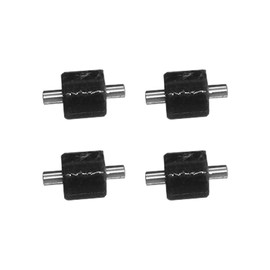 PIAOLGYI Replacement Small Wheels for Wyze Cordless Vacuum Floor Attachment,Wheel Compatible with Wyze Coordless Vacuum,4 Pack(Black)