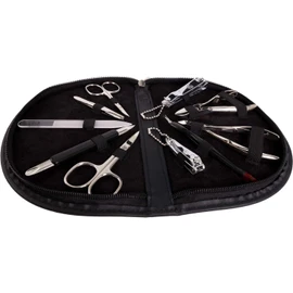 DREI SCHWERTER Germany Brescia Manicure Set 10 Pieces Leather