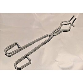 Chang Bioscience Crucible Tongs, Steel, 15 3/4" (40 cm), Silver