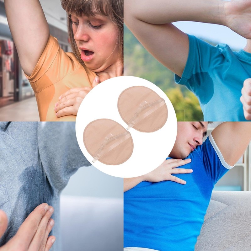 Sweating Pads For Armpit,1 Pair Odor Absorbing Sweat Guards For