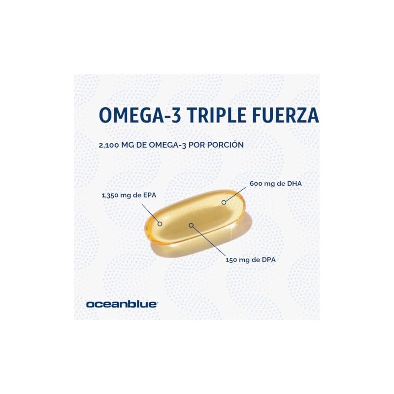 Ocean Blue Omega 3 2100 - Mezcla olénica - Sabor