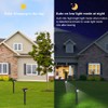 Litake Solar Lights for Outdoors, Pack of 2 Solar Garden