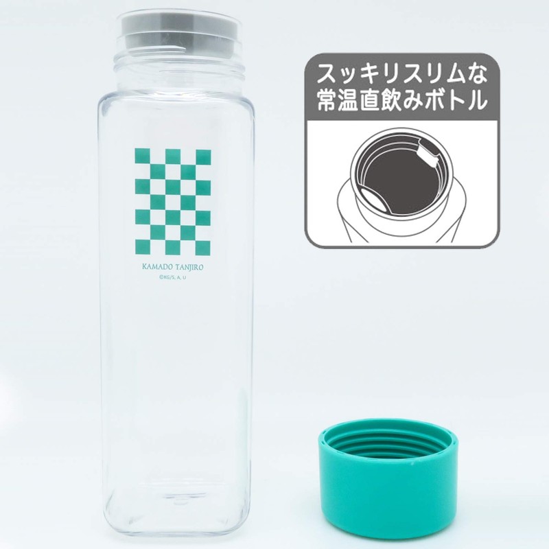 OSK BC-9 Demon Slayer Tanjiro Pattern Square Bottle