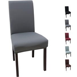 YUNSHANGHE Universal Stretch Chair Covers, Set of 6, Removable Elastic Modern Protector Chair Cover, Dining Room Cover, Bi-Elastic Fitted Cover, Chair Covers for Banquet, Wedding, Parties, Decoration