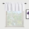 XWZO Blackout Valance Curtains Rod Pocket Room Darkening Energy Efficient