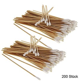 15 cm or 23 cm wattage support, Kosmetex cotton buds, wooden stick with cotton head