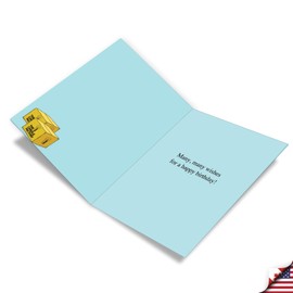 NobleWorks - Extra Large Funny Birthday Greeting Card 8.5 x 11 Inch with Envelope (1 Pack) Big, Jumbo Bday Senior Jeopardy J6291