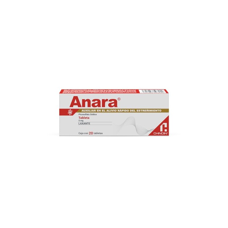 Anara Alivio del ESTREIMIENTO 20 TABLETAS, Efectividad sin alterar la