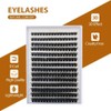 FANDIQ Individual Eyelashes 224PCS Natural Cluster Lashes D Curl Lashes