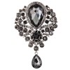 FAIRYGATE Crystal Brooch Lapel Pin Women's Rhinestone Alloy Corsage for