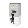 balvi Curious Cat Hanger for Doors, Black, One Shape of