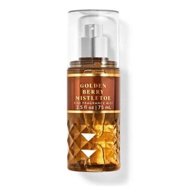 Bath and Body Golden Berry Mistletoe Fine Fragrance Mini Mist | 2.5 Fl Oz