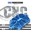 NICECNC Aluminium Finned Valve Covers Compatible with Suzuki DR650SE 1996-2024，DR650S