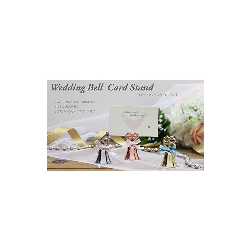 Alta Wedding Bell Card Stand Clover GD Size: Approx. W2.9
