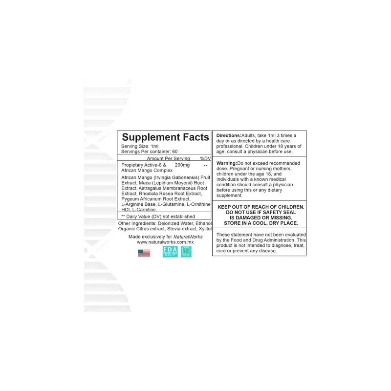 Lipoburn Natural Works 60ml Gotas Aceleradoras Metabolismo