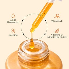 Nu Labs Sérum Facial Con Ácido Hialurónico Y Vitamina C Unificador De Tono Hidratante Antioxidante Para Todo Tipo De Piel Ligera Uso Día Y Noche 30 Ml